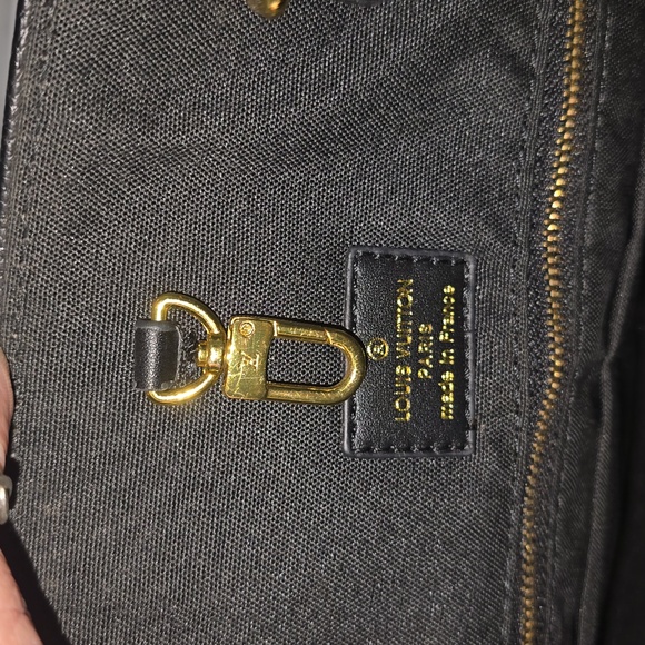 Louis Vuitton Black and Leopard Print Tote - Picture 6 of 16